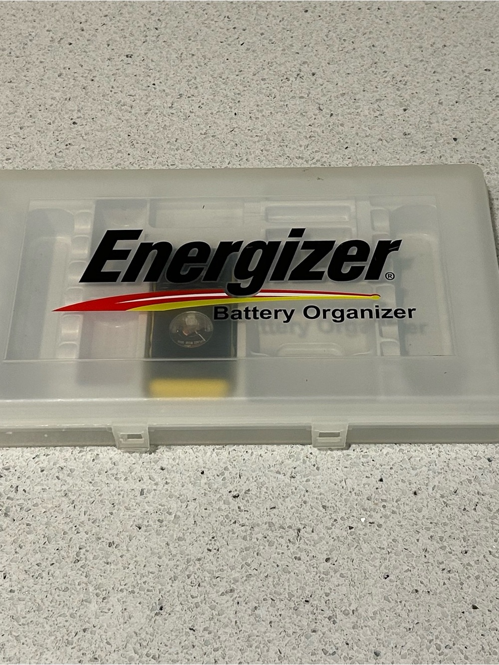 Energizer Battery Organizer - Clear Plastic Case